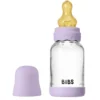 Bibs Glass Boheme Baby Bottle Round Latex Slow Flow Violet Sky (120 ml)
