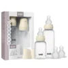 Bibs Grow and Flow Baby Bottle Round Silicone Set 150 ml / 270 ml Ivory (1 sæt)