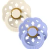 Bibs Pacifier Boheme Latex Size 1 Ivory/Hush (2 stk)