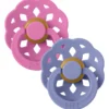 Bibs Pacifier Boheme Latex Size 1 Bubblegum/Peri (2 stk)
