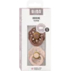 Bibs Pacifier Boheme Latex Size 1 Woodchuck/Blush (2 stk)