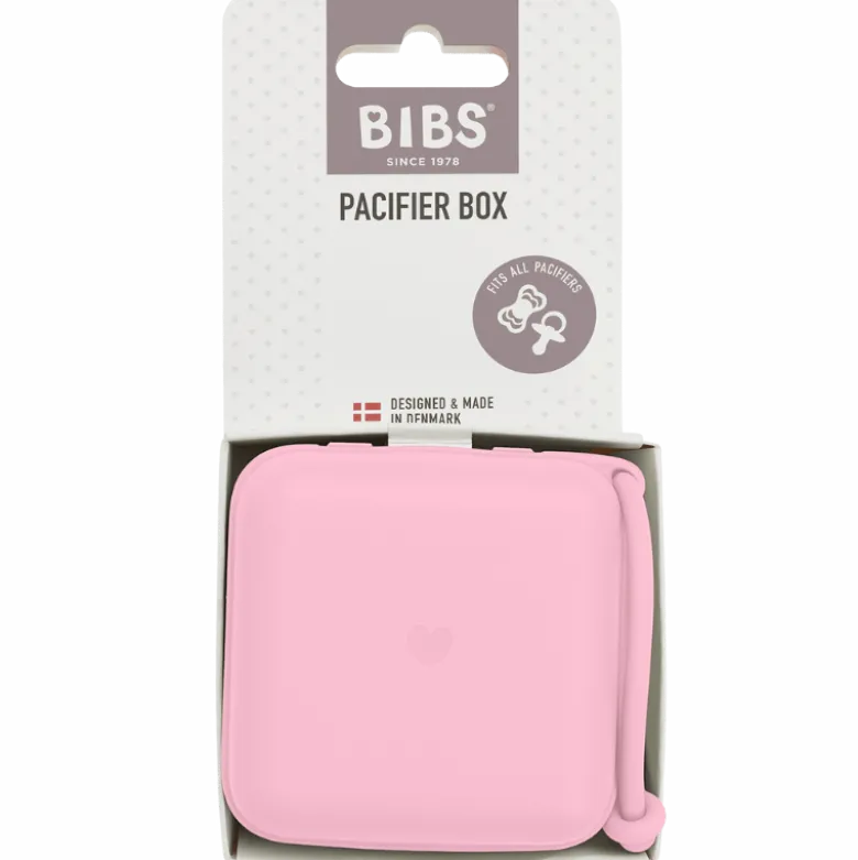 Bibs Pacifier Box Baby Pink (1 stk)