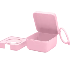 Bibs Pacifier Box Baby Pink (1 stk)