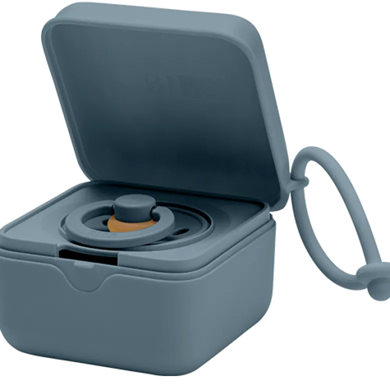 Bibs Pacifier Box Petrol (1 stk)