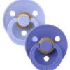 Bibs Pacifier Colour Latex Size 2 Hush/Grape (2 stk)