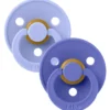 Bibs Pacifier Colour Latex Size 1 Hush/Grape (2 stk)