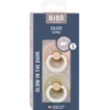 Bibs Pacifier Colour Latex Size 1 Blush Glow/Vanilla Glow (2 stk)