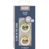 Bibs Pacifier Colour Latex Size 1 Sage Glow/Vanilla Glow (2 stk)