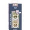 Bibs Pacifier Colour Latex Size 2 Sage Glow/Vanilla Glow (2 stk)