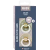 Bibs Pacifier Colour Latex Size 3 Sage Glow/Vanilla Glow (2 stk)