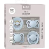 Bibs Pacifiers Try-it collection Size 1 Baby Blue (4 stk)