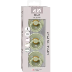 Bibs Pacifiers Try-It Colour Size 1 (3 stk)