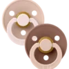 Bibs Pacifier Studio Colour Fusion Latex Size 1 Blush Woodchuck Mix (2 stk)