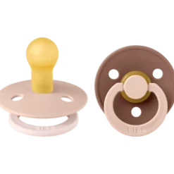 Bibs Pacifier Studio Colour Fusion Latex Size 1 Blush Woodchuck Mix (2 stk)