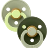 Bibs Pacifier Studio Colour Fusion Latex Size 1 Sage Hunter Green Mix (2 stk)