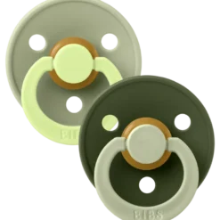 Bibs Pacifier Studio Colour Fusion Latex Size 1 Sage Hunter Green Mix (2 stk)