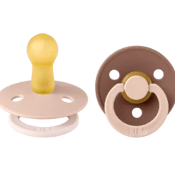 Bibs Pacifier Studio Colour Fusion Latex Size 2 Blush Woodchuck Mix (2 stk)