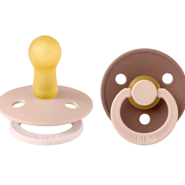 Bibs Pacifier Studio Colour Fusion Latex Size 2 Blush Woodchuck Mix (2 stk)