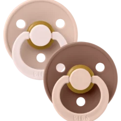 Bibs Pacifier Studio Colour Fusion Latex Size 2 Blush Woodchuck Mix (2 stk)