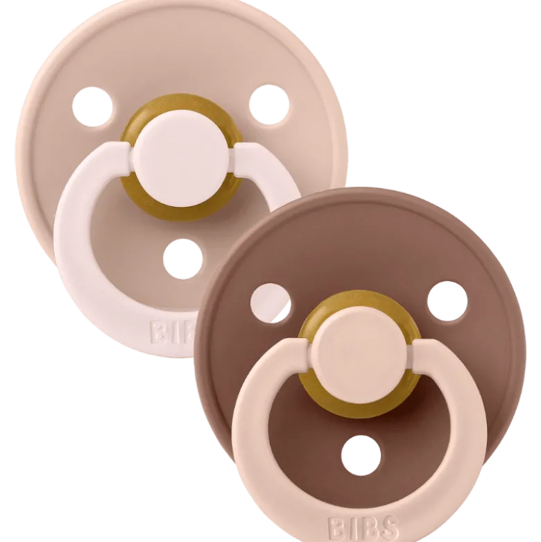 Bibs Pacifier Studio Colour Fusion Latex Size 2 Blush Woodchuck Mix (2 stk)
