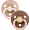 Bibs Pacifier Studio Colour Fusion Latex Size 3 Blush Woodchuck Mix (2 stk)