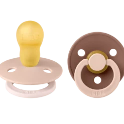 Bibs Pacifier Studio Colour Fusion Latex Size 3 Blush Woodchuck Mix (2 stk)