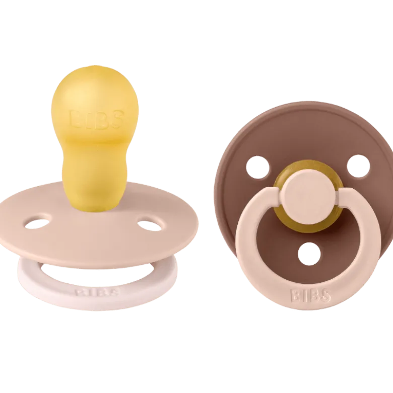 Bibs Pacifier Studio Colour Fusion Latex Size 3 Blush Woodchuck Mix (2 stk)