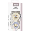 Bibs Pacifier Studio Colour Jasmine Latex Size 2 Ivory Mix (2 stk)