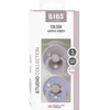 Bibs Pacifier Studio Colour Jasmine Latex Size 2 Fossil Grey Mix (2 stk)