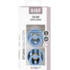 Bibs Pacifier Studio Colour Pin Latex Size 2 Sky Blue Mix (2 stk)