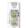 Bibs Pacifier Studio Colour Pin Latex Size 2 Sage Mix (2 stk)