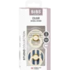 Bibs Pacifier Studio Colour Pin Latex Size 2 Ivory Steel Blue Mix (2 stk)