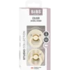 Bibs Pacifier Studio Colour Pin Latex Size 2 Ivory Vanilla Mix (2 stk)