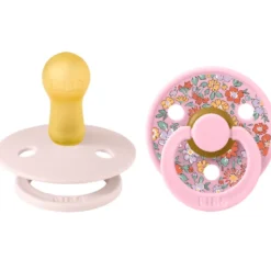 Bibs x Liberty Pacifier Colour Oscar Meadow Latex Size 2 Petal Mix (2 stk)