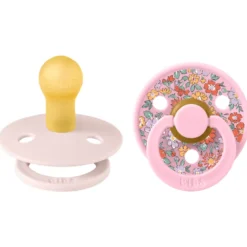 Bibs x Liberty Pacifier Colour Oscar Meadow Latex Size 1 Petal Mix (2 stk)
