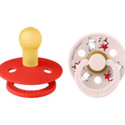 Bibs X Moomin Pacifier Colour Dancing Latex Size 1 Candy Apple Mix (2 stk)