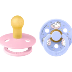 Bibs X Moomin Pacifier Colour Dreaming Latex Size 1 Baby Pink Mix (2 stk)