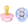 Bibs X Moomin Pacifier Colour Dreaming Latex Size 2 Baby Pink Mix (2 stk)