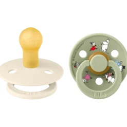 Bibs X Moomin Pacifier Colour Friends Latex Size 1 Ivory Mix (2 stk)