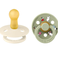 Bibs X Moomin Pacifier Colour Friends Latex Size 2 Ivory Mix (2 stk)