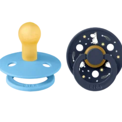 Bibs X Moomin Pacifier Colour Good Night Latex Size 1 Breeze Mix (2 stk)
