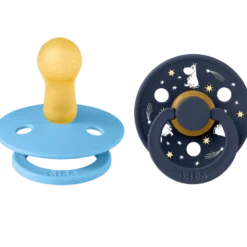 Bibs X Moomin Pacifier Colour Good Night Latex Size 2 Breeze Mix (2 stk)
