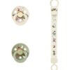 Bibs X Moomins Colour Pacifier & Loop Clip Gift Set Latex Size 2 Ivory/Sage (1 sæt)