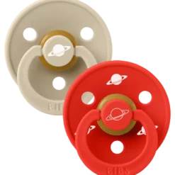 Bibs X Planet Nusa Pacifier Colour Latex Size 2 Vanilla Mix (2 stk)