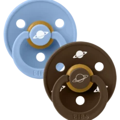 Bibs X Planet Nusa Pacifier Colour Latex Size 2 Sky Blue Mix (2 stk)