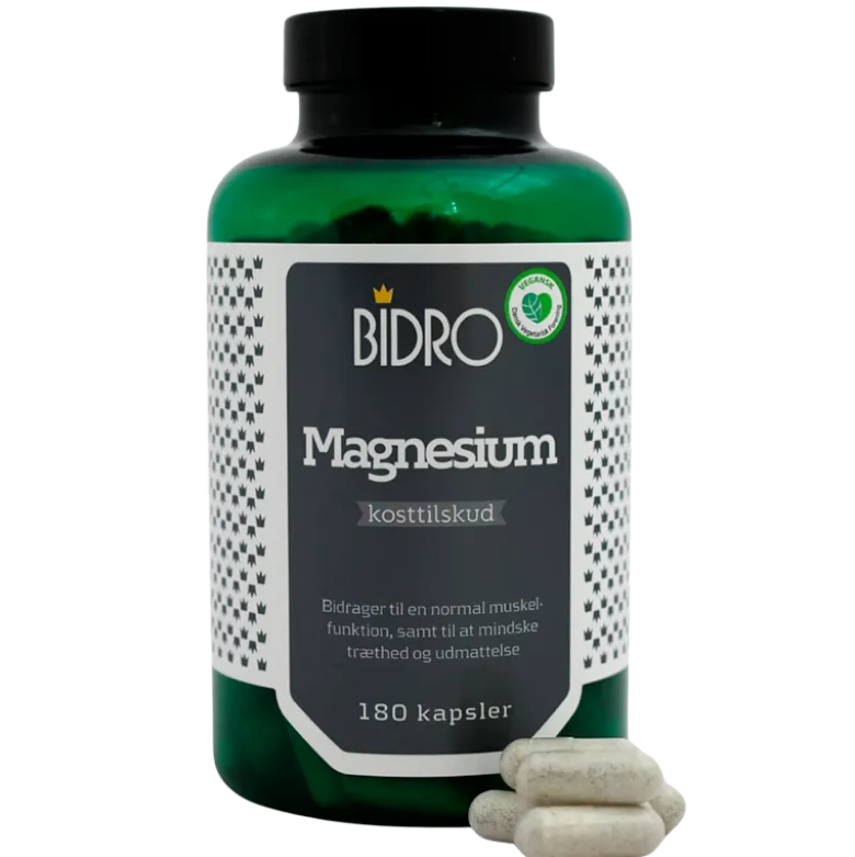 Bidro Magnesium Vegansk (180 kap)
