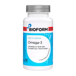 Bioform Omega 3 (NordNorsk Lakseolie) (120 kaps)
