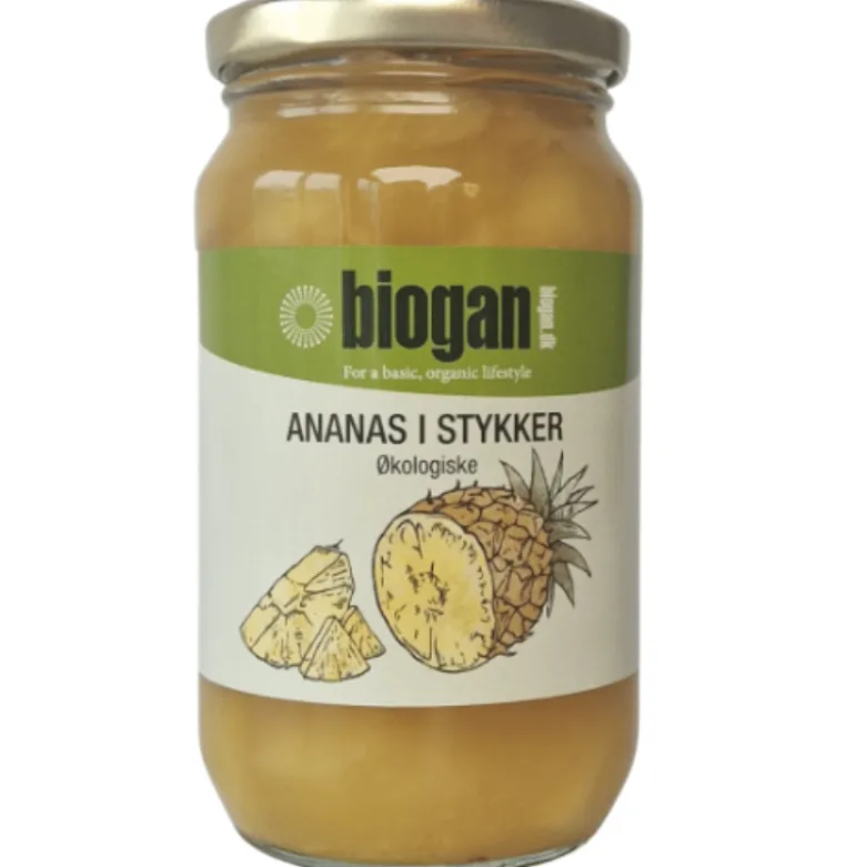 Biogan Ananas I Stykker Ø (370 ml)