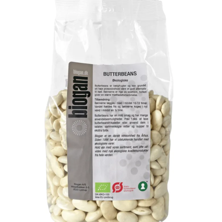 Biogan Butter Beans Ø (500 g)