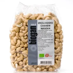 Biogan Cashewnødder Ø (750 gr)